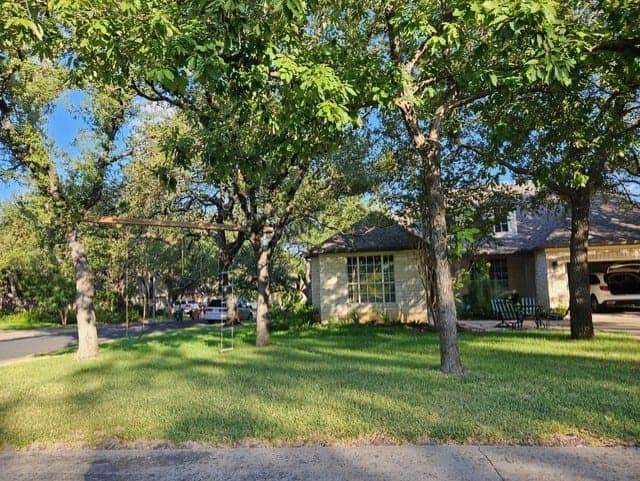 house before major landscaping project